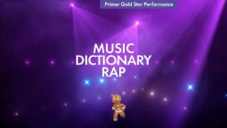 Music Dictionary Rap • Piano Adventures Primer Level Gold Star Performance Book