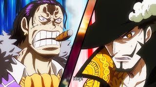 Mihawk to Buggy "You want us to fight Blackbeard , Shanks & Strawhat" [4K] English Sub