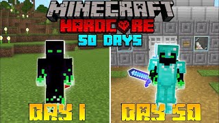 I Survived 50 Days on  in Minecraft Hardcore