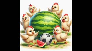 chicks#🐥🐣hen#🐔#football#hen eggs#❤️💙shorts# Subscribe