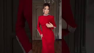 Elegant Red Dress #red #dress #arabic #tendingshorts #shortvideo