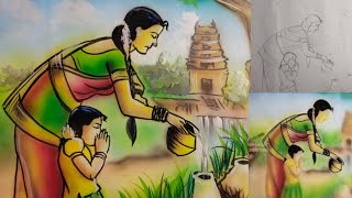 Naga panchami special freehand painting video