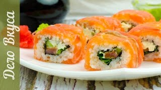 Как сделать роллы Филадельфия - простой рецепт от Дело Вкуса