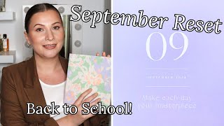 SEPTEMBER RESET | Back to School, Workout, Youtube & Other Goals