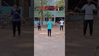 Back harm,four harm and shoulder workout#silambam dabul stick #பின் வாரல்@Yuvakalai sports academy💪