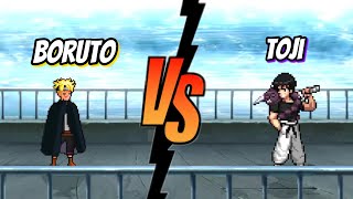 Boruto Vs Toji jujutsu kaisen x naruto fights / mugen