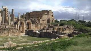 UNESCO Leptis Magna Libya, Severun Arch to the Basilica