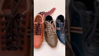 Sepatu Kasual Walker Pria Bahan Kulit - Model Sneakers - Asli Garut