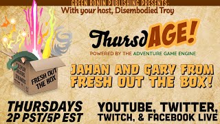 Today's ThursdAGE: Our Friends Jahan and Gary from Fresh Out The Box!