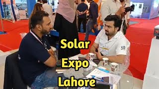 Solar Pakistan Expo Lahore 2024 Vlog | Day 1 | Sasta Solar Project | Panels, Inverters