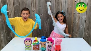 Heidi dan Zidane sedang bermain slime | Permainan menyenangkan dengan teman