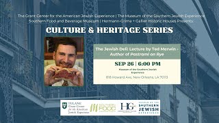 The Jewish Deli - Lecture with Ted Merwin