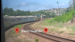 Chegada do P001 na estação Baixo Guandu