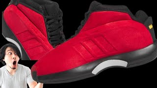 The Adidas Crazy 1 "Red Suede" Details