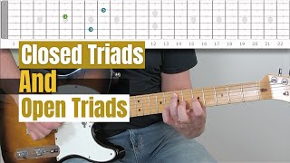 What Closed and Open triads Are