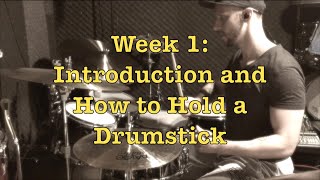 How to Hold a Drumstick (Fulcrum etc.) / Hand Technique Demystified Week 1