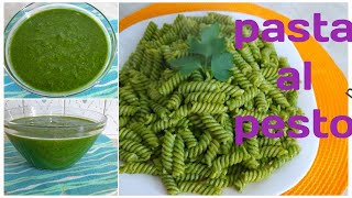 اطعم والذ طبق مكرونه بطريقه الإيطالية pasta al pesto