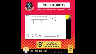 Sample video yang terdapat dalam Masteri Panjang, Jisim dan isipadu cecair (Masteri Ukuran)