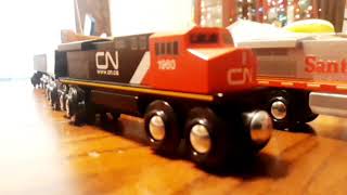 CN 1960 Wooden Train