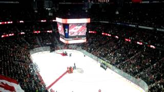 Ô Canada - Ottawa Senators vs Winnipeg Jets - 08-11-2014