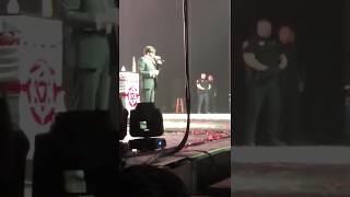 Lady fans shouting at Pawan Kalyan asking for a Selfie at Pravasa Garjana in Dallas USA