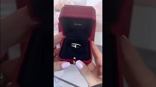 CARTIER JUSTE UN CLOU RING UNBOXING #cartier #justeunclou #unboxing