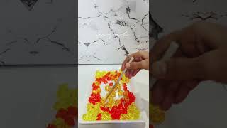 Colorful Beads in Reverse 🌀 Satisfying video