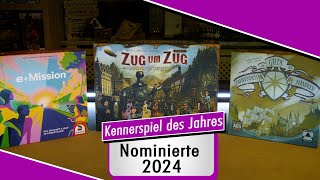 Spezial - KENNERSPIEL DES JAHRES 2024 - Die Nominierten - Stimmung - Spiel doch mal!