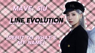 MAVE: SIU LINE EVOLUTİON-[Debut to What's My Name] by @Maze_Siu4