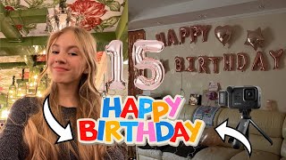 мой Vlog с ДНЯ РОЖДЕНИЯ 🎉 мне 15 лет!!!!