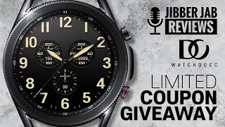 Coupon Giveaway! Samsung Galaxy Watch 3 Watch Face by WatchDOCC - Jibber Jab Reviews!