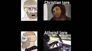 atheist lore vs christian lore