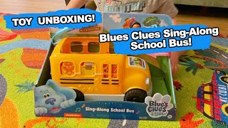 Blue's Clues & You! Sing-Along School Bus From Just Play! Toy Unboxing!