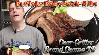 Buffalo Babyback Ribs, Char-Griller Grand Champ XD 🍖