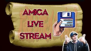 Amiga Stream - Knightmare / Sword Of Sodan / Galaga / Kwik Snax / Great Giana Sisters / Fuzzball