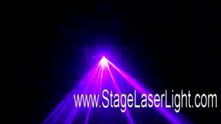 Purple Laser Light Show System for DJ Disco Club party