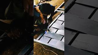 proses gerbang minimalis art #welding #metalart #metalwelding #metalworking #beginners