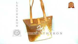 Natural Hair On Cowhide Handbag | Genuine Hair On Leather Shoulder Bag | Real Cow Skin Ladies Bag