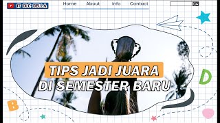 TIPS JADI JUARA DI SEMESTER BARU #TIPS BELAJAR