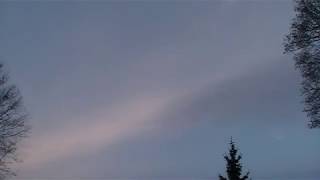 Sunday Dec 17 2017 Time Lapse Sky Clouds Connecticut Filmed South Cold Cloudy Day