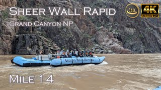 Sheer Wall Rapid - Mile 14 - Grand Canyon NP - Colorado River - V360