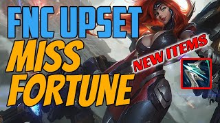 FNC Upset Plays Miss Fortune ADC vs Jihn - Challenger Gameplay Bot - New Items Season 11 - Galeforce