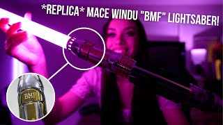 PADAWAN OUTPOST Mace Windu “BMF" Lightsaber! (FULL Unboxing & Review)