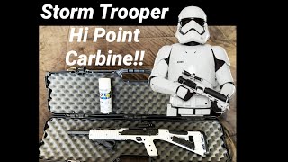 “Storm Trooper” - Hi Point Carbine 995TS - 9MM - Using Rustoleum Spray Paint!!