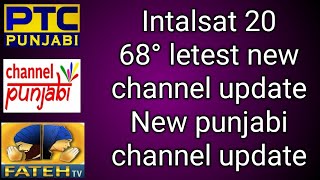 Intalsat 20 C band 68° letest new channel update ||   Old C band lnb 5g network working