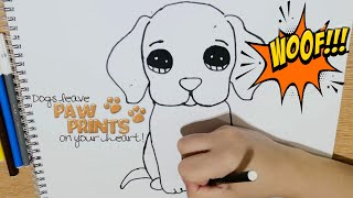 Draw a Cute Dog | Color Pencils | ChristARTventure