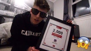 2,000 SUBSCRIBERS!!! | Thank You!