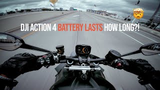 DJI Action 4 Battery Test