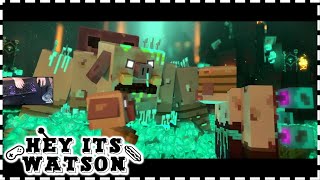 Sieging the Piglin Forts | Hey Its Watson | Minecraft Legends