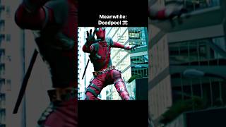 Other superheroes riding bike meanwhile deadpool #viral #marvel